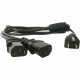 Startech.Com 6 ft Standard Y Computer Power Cord NEMA 5-15P to 2x C13 - IBM Power Y Cable - Power splitter - 1.83 m - 6ft PXT101Y