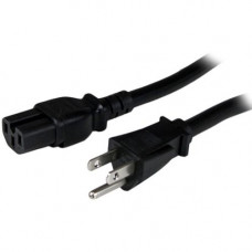 Startech.Com 4 ft Heavy Duty 14 AWG Computer Power Cord - NEMA5-15P to C15 - For PDU, Server, Computer - 125 V AC / 15 A - Black - 4 ft Cord Length - 1 - RoHS Compliance PXT515C154