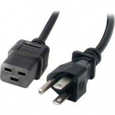 Startech.Com 8 ft Computer Power Cord - NEMA 5-15P to IEC 320 C19 - 8ft - NEMA 5-15P - IEC 60320 C19 125V AC - 15A - Black - RoHS Compliance PXT515C198