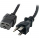 Startech.Com 8 ft Computer Power Cord - NEMA 5-15P to IEC 320 C19 - 8ft - NEMA 5-15P - IEC 60320 C19 125V AC - 15A - Black - RoHS Compliance PXT515C198