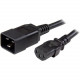 Startech.Com 3 ft Heavy Duty 14 AWG Computer Power Cord - C13 to C20 - For Computer, Server, PDU - 125 V AC / 15 A - Black - 3 ft Cord Length - 1 - RoHS Compliance PXTC13C20143