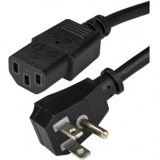 Startech.Com 15 ft Power Cord - Flat NEMA 5-15P to C13 - Computer Power Cord - C13 Power Cord - Power Supply Cord - AC Power Cord - For PDU, Monitor, Printer, Computer - 125 V AC / 10 A - Black - 15 ft Cord Length - North America - 1 PXTF10115