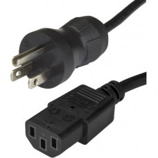 Startech.Com 15 ft Hospital Grade Power Cord - NEMA 5-15P to C13 - Monitor Power Cable - Power Supply Cord - Medical Grade Power Cord - For Monitor, Computer - 125 V AC / 10 A - Black - 15 ft Cord Length - North America - 1 PXTMG10115