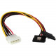 Startech.Com 12in LP4 to 2x SATA Power Y Cable Adapter - LP4 Male - Female SATA - RoHS Compliance PYO2LP4SATA