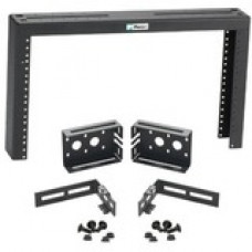 Panduit PanZone Mounting Bracket for Rack, Cable Tray - Black - 79.37 lb Load Capacity - 1 - TAA Compliance PZLRB6U