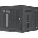 Panduit PanZone PZWMC1230P Rack Cabinet - For LAN Switch, Patch Panel, UPS - 12U Rack Height x 19" Rack Width - Wall Mountable - Black - Steel - 250 lb Maximum Weight Capacity PZWMC1230P