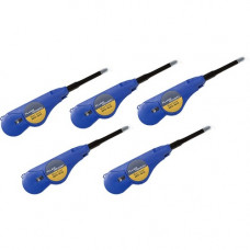 Fluke Networks QuickClean Cleaner for MPO 16/32 Fiber, Pack of 5 Cleaners - For Fiber Optic - 5 / Pack - Blue QC-MPO-16/32-5P