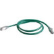 Legrand Group Quiktron Cat.6a Network Patch Cable - 3 ft Category 6a Network Cable for Network Device - First End: 1 x RJ-45 Male Network - Second End: 1 x RJ-45 Male Network - 1.25 GB/s - Patch Cable - Shielding - Green QCC-A454-0263003