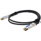 AddOn Twinaxial Network Cable - 8.20 ft Twinaxial Network Cable for Network Device, Transceiver, Server, Storage Device, Switch, Router - First End: 1 x QSFP-DD Network - Second End: 1 x QSFP-DD Network - 400 Gbit/s - Shielding - VW-1 - 30 AWG - 1 - TAA C