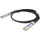 AddOn Twinaxial Network Cable - 3.28 ft Twinaxial Network Cable for Network Device, Transceiver - First End: 1 x QSFP-DD Network - Second End: 1 x QSFP-DD Network - 200 Gbit/s - 1 - TAA Compliant QDD-200G-PDAC1M-AO