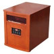 World Marketing Of America Comfort Glow QEH1500 Chestnut Oak - Infrared - Electric - 750 W to 1500 W - Portable - Chestnut Oak QEH1500