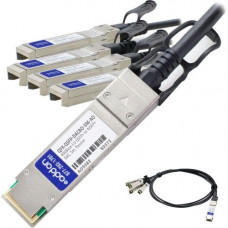 AddOn Juniper Networks QFX-QSFP-DACBO-5M Compatible TAA Compliant 40GBase-CU QSFP+ to 4xSFP+ Direct Attach Cable (Passive Twinax, 5m) - 100% compatible and guaranteed to work - TAA Compliance QFX-QSFP-DACBO-5M-AO