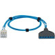 Panduit QuickNet Cat.6 U/UTP Network Cable - 5 ft Category 6 Network Cable for Network Device - First End: 1 x RJ-45 Male Network - Second End: 1 x Cassette - Silver, Blue - 1 Pack - TAA Compliance QPCSDBRSB05
