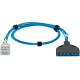 Panduit QuickNet Cat.6 U/UTP Network Cable - 20 ft Category 6 Network Cable for Network Device - First End: 1 x RJ-45 Male Network - Second End: 1 x Cassette - Silver, Blue - 1 Pack - TAA Compliance QPCSDBRSB20