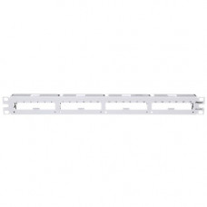 Panduit QuickNet Patch Panel - 24 Port(s) - 1U High - White - Rack-mountable QPP24WH