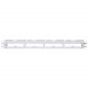 Panduit QuickNet Patch Panel - 24 Port(s) - 1U High - White - Rack-mountable QPP24WH