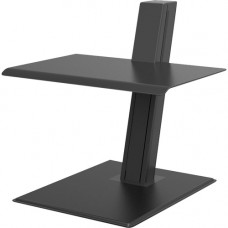 Humanscale QuickStand Eco, Laptop, Black - 35 lb Load Capacity - 28.1" Height x 28" Width x 29.2" Depth - Freestanding - Black QSEBL