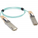 Black Box QSFP 100Gbps Active Optical Cable (AOC) - Cisco QSFP-100G-AOCxM Compatible - 22.97 ft Fiber Optic Network Cable for Network Device - First End: 1 x QSFP28 Male Network - Second End: 1 x QSFP28 Male Network - 100 Gbit/s - Aqua QSFP-100G-AOC7M-BB