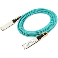 Axiom Fiber Optic Network Cable - 22.97 ft Fiber Optic Network Cable for Network Device - First End: 1 x QSFP+ Male Network - Second End: 1 x QSFP+ Male Network - 40 Gbit/s - Aqua QSFP-40GB-AOC7M-AX