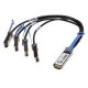 Netpatibles QSFP-4SFP10G-CU4M-NP QSFP+/SFP+ Network Cable - 13.12 ft QSFP+/SFP+ Network Cable for Network Device - First End: 1 x QSFP+ Network - Second End: 4 x SFP+ Network - 40 Gbit/s QSFP-4SFP10G-CU4M-NP