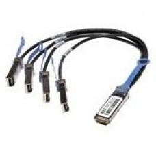 Netpatibles QSFP-4X10G-AC10M-NP Fiber Optic Network Cable - 32.81 ft Fiber Optic Network Cable for Network Device - First End: 1 x QSFP+ Network - Second End: 4 x SFP+ Network - 40 Gbit/s - Black QSFP-4X10G-AC10M-NP