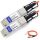 AddOn Cisco Compatible TAA Compliant 40GBase-AOC QSFP+ to QSFP+ Direct Attach Cable (850nm, MMF, 0.5m) - 100% compatible and guaranteed to work - TAA Compliance QSFP-H40G-AOC0-5M-AO