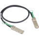 Black Box QSFP+ Network Cable - 9.84 ft QSFP+ Network Cable for Network Device, Switch, Router, Server, Transceiver - First End: 1 x QSFP+ Male Network - Second End: 1 x QSFP+ Male Network - 40 Gbit/s - Black QSFP-H40G-CU3M-BB