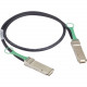 Black Box QSFP+ 40-Gbps Direct Attach Cable (DAC) - Cisco SFP-H10GB-CUxxM Compatible - 1.64 ft QSFP+ Network Cable for Network Device, Router, Switch, Transceiver, Server - First End: 1 x QSFP+ Male Network - Second End: 1 x QSFP+ Male Network - 40 Gbit/s