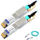 AddOn Fiber Optic Network Cable - 49.21 ft Fiber Optic Network Cable for Network Device - First End: 1 x QSFP-DD Network - Second End: 1 x QSFP-DD Network - 50 GB/s - 1 Pack - TAA Compliant - TAA Compliance QSFPDD-400G-AOC15M-AO