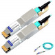 AddOn Fiber Optic Network Cable - 65.62 ft Fiber Optic Network Cable for Network Device - First End: 1 x QSFP-DD Network - Second End: 1 x QSFP-DD Network - 50 GB/s - 1 Pack - TAA Compliant - TAA Compliance QSFPDD-400G-AOC20M-AO