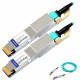AddOn Fiber Optic Network Cable - 16.40 ft Fiber Optic Network Cable for Network Device - First End: 1 x QSFP-DD Network - Second End: 1 x QSFP-DD Network - 50 GB/s - 1 Pack - TAA Compliant - TAA Compliance QSFPDD-400G-AOC5M-AO