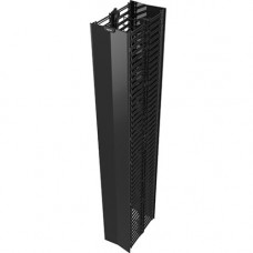 C2g Legrand Q-Series Vertical Manager, 7' H X 4" W - Rack cable management panel - black - 45U - TAA Compliance QVMD712