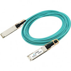 Axiom Fiber Optic Network Cable - 22.97 ft Fiber Optic Network Cable for Network Device, Router, Switch - First End: 1 x QSFP+ Male Network - Second End: 1 x QSFP+ Male Network - 40 Gbit/s - Aqua R0Z22A-AX