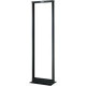 Panduit 2 Post Standard Equipment Rack - For Patch Panel - 45U Rack Height x 19" Rack Width - Black - Aluminum - 1000 lb Maximum Weight Capacity R2P