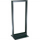 Panduit 2-Post Rack - 24U Rack Height x 19" Rack Width - Black - Aluminum - 300 lb Maximum Weight Capacity - TAA Compliance R2P48