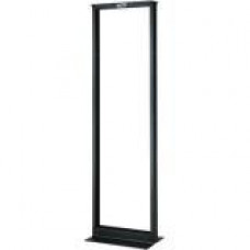 Panduit Rack Frame - For Fiber Optic Cable Manager - 42U Rack Height x 19" Rack Width - Black - Aluminum - 1000 lb Maximum Weight Capacity - TAA Compliance R2P79