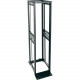 Middle Atlantic Products R4 Series Four Post Open Frame Rack - 19" 52U Wide x 30" Deep Floor Standing for LAN Switch, Server - Black - 2500 lb x Static/Stationary Weight Capacity R412-5130B