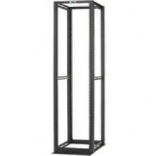 Panduit Four Post Rack - 52U Rack Height x 19" Rack Width Open Frame - 4 Post - Black Powder Coat - Steel - TAA Compliance R4P23CN96