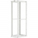 Panduit Four Post Rack - For LAN Switch, Patch Panel - 52U Rack Height - Floor Standing Open Frame - White - Steel - 2500 lb Static/Stationary Weight Capacity - TAA Compliance R4P3696WH