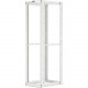 Panduit R4P36CNWH Four Post Rack - 45U Wide - White - Steel - 2500 lb x Static/Stationary Weight Capacity - TAA Compliance R4P36CNWH