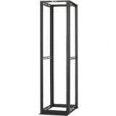 Panduit R4P42 Rack Frame - 45U Rack Height x 19" Rack Width - Black - Steel - 2500 lb Maximum Weight Capacity - TAA Compliance R4P42