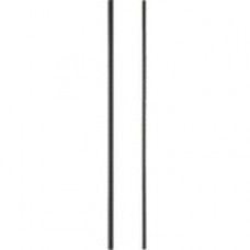 Panduit R4PRT Mounting Rail Kit for Rack - Black - TAA Compliance R4PRT
