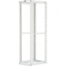 Panduit R4PWH Four Post Rack - 45U Wide - White - Steel - 2500 lb x Static/Stationary Weight Capacity - TAA Compliance R4PWH