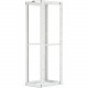 Panduit R4PWH Four Post Rack - 45U Wide - White - Steel - 2500 lb x Static/Stationary Weight Capacity - TAA Compliance R4PWH