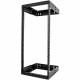 Startech.Com 24U 19" Wall Mount Network Rack - Adjustable Depth 12-20" Open Frame for Server Room /AV/Data/Computer Equipment w/Cage Nuts - Adjustable 2 Post 24U 19in wall mount network rack 12-20in mounting depth - EIA/ECA-310 compatible - Open