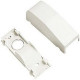 Panduit Right Angle/Entrance End - White - 10 Pack - ABS Plastic - TAA Compliance RAEFXWH-X