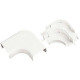 Panduit Right Angle Fitting - Electric Ivory - 10 Pack - Acrylonitrile Butadiene Styrene (ABS), Polyvinyl Chloride (PVC) - TAA Compliance RAFX3EI-X