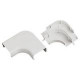 PANDUIT Right Angle Fitting - Electric Ivory - 10 Pack - TAA Compliance RAFX5EI-X