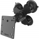 National Products RAM Mounts Twist-Lock Vehicle Mount for Suction Cup - 4 lb Load Capacity - 100 x 100, 75 x 75 VESA Standard - TAA Compliance RAM-101U-B-SPX1