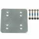National Products RAM Mount Mounting Plate for GPS - Aluminum - TAA Compliance RAM-202-225BU